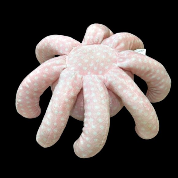 Baby Aspen Mrs Sock T Pus Plush Octopus Lovey Stuffed Animal Rattle 6" NO Socks - Picture 6 of 8